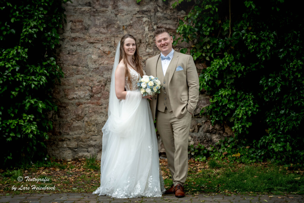 Hochzeitsbild Brautpaarfotografie Hochzeitsfotograf Bielefeld Sparrenburg