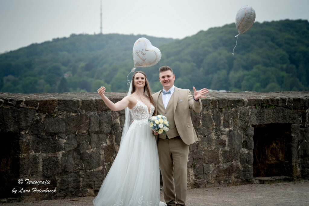 Hochzeitsbild Brautpaarfotografie Hochzeitsfotograf Bielefeld Sparrenburg