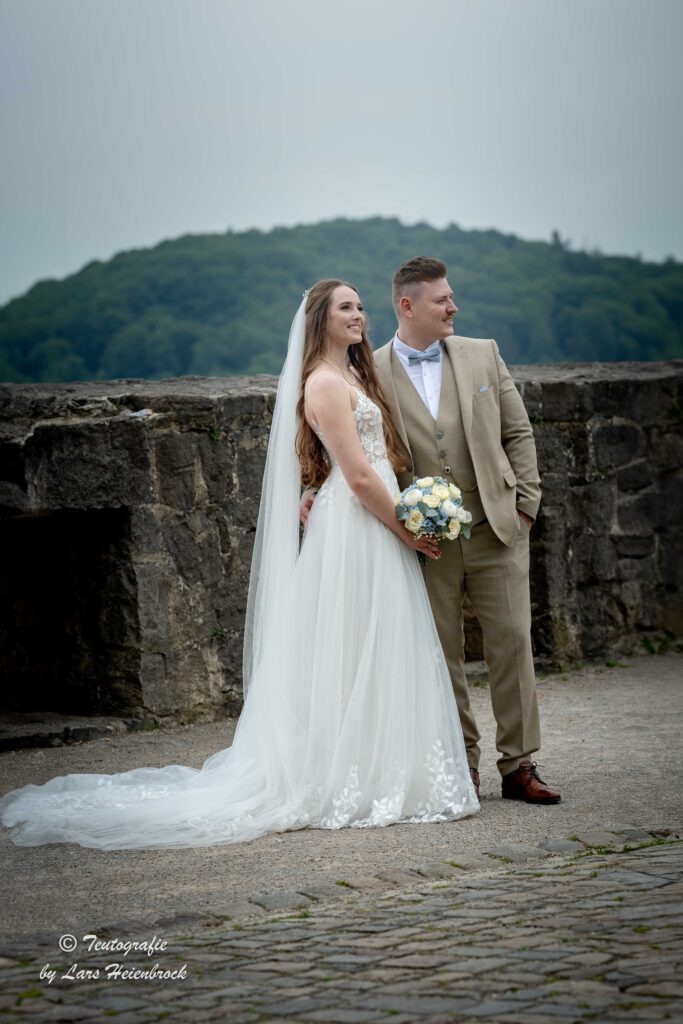 Hochzeitsbild Brautpaarfotografie Hochzeitsfotograf Bielefeld Sparrenburg