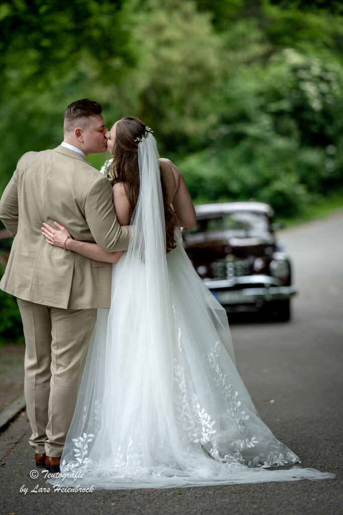 Hochzeitsbild Brautpaarfotografie Hochzeitsfotograf Bielefeld Sparrenburg